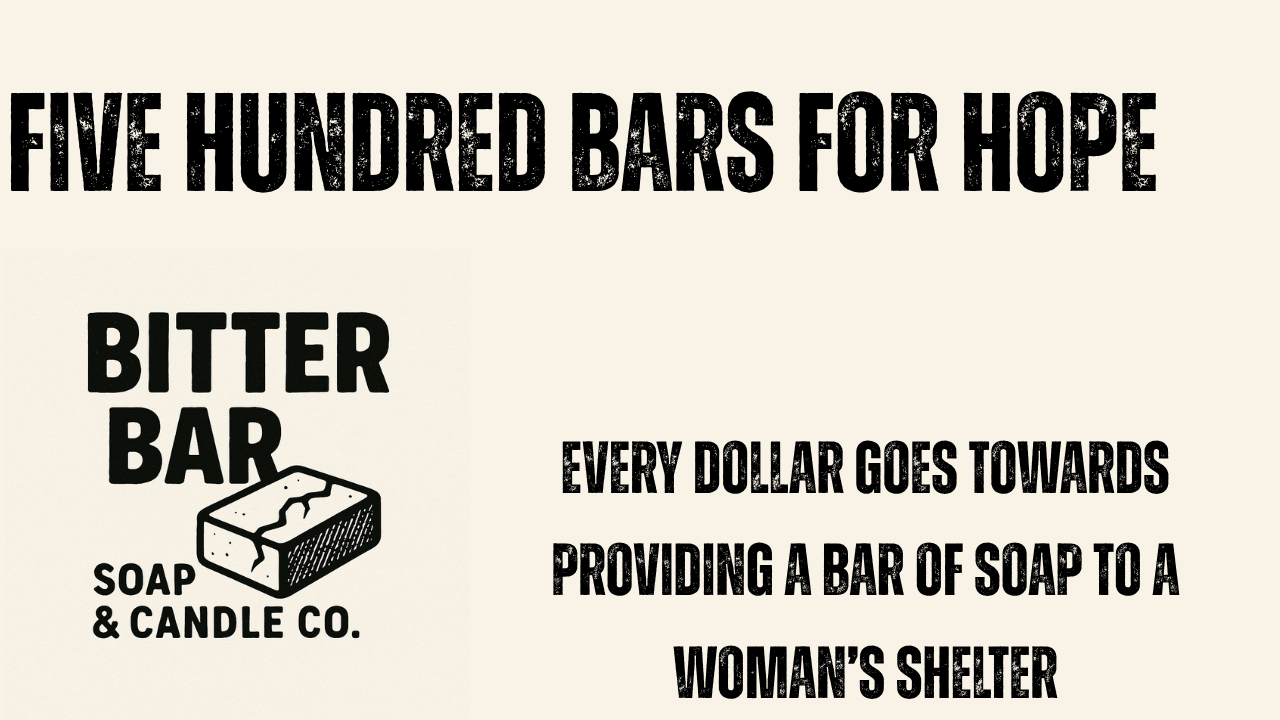 500 Bars for Hope donation