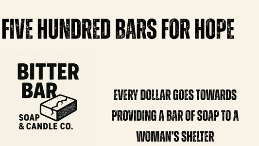 500 Bars for Hope donation